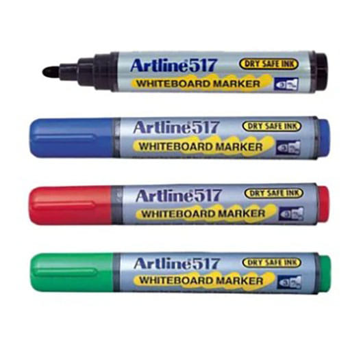 ปากกาไวท์บอร์ด ARTLINE EK-517 หัวกลม 3.0 มม. สีน้ำเงิน_3